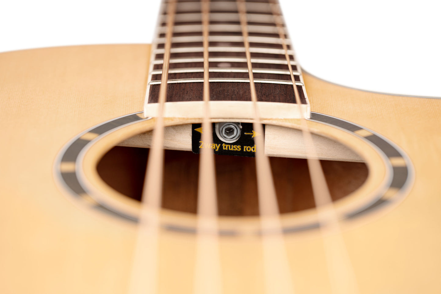 ORTEGA Deep Series 7 Medium Scale Acoustic Bass 4 String - Spruce / Mahogany Natural