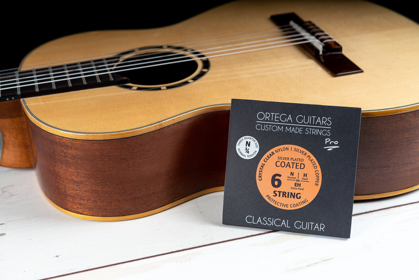 ORTEGA Custom Made Strings Pro 3/4 Mensur - Konzertgitarre 6 String