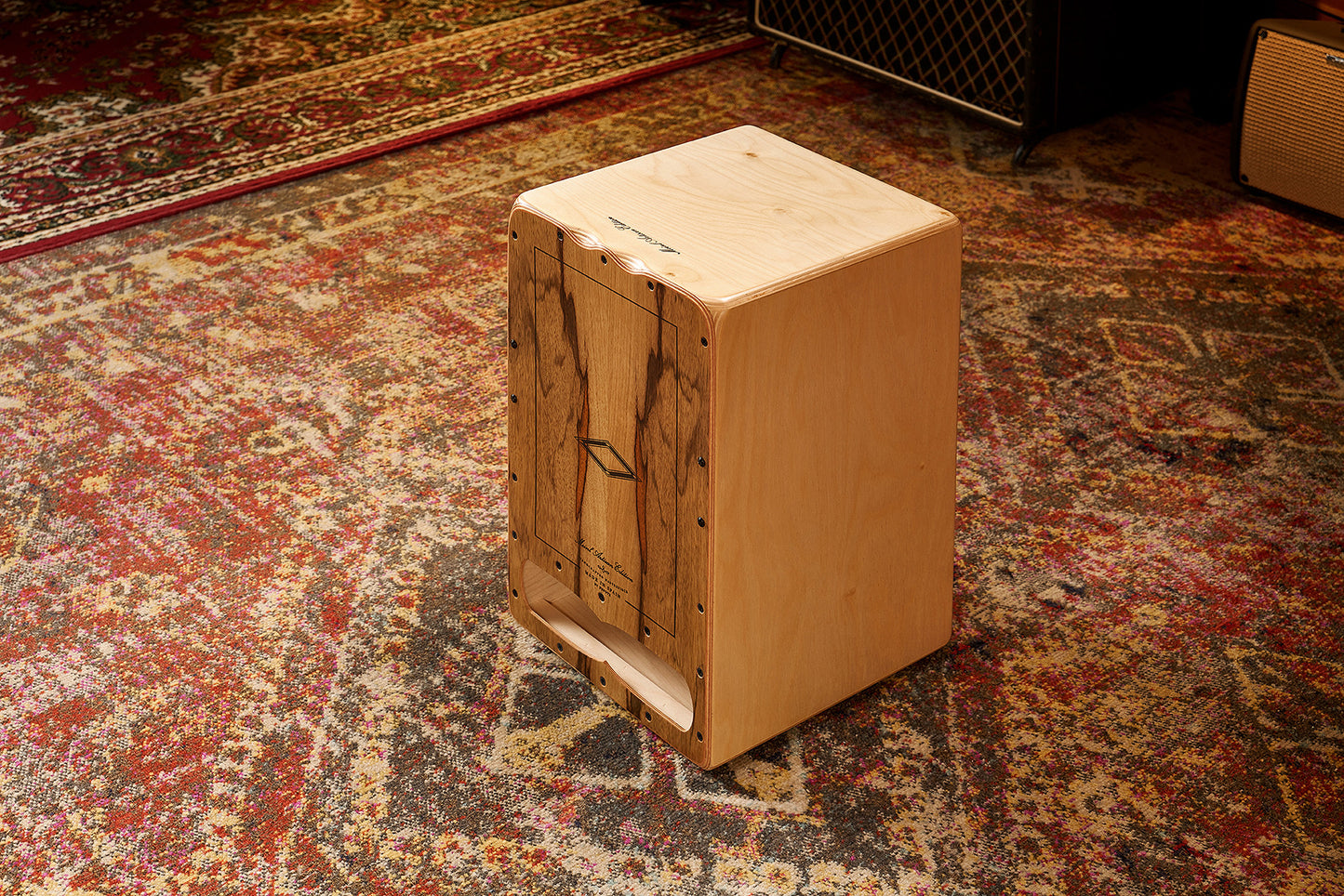 MEINL Percussion Artisan Edition Series String Cajon Cantina Line - Limba