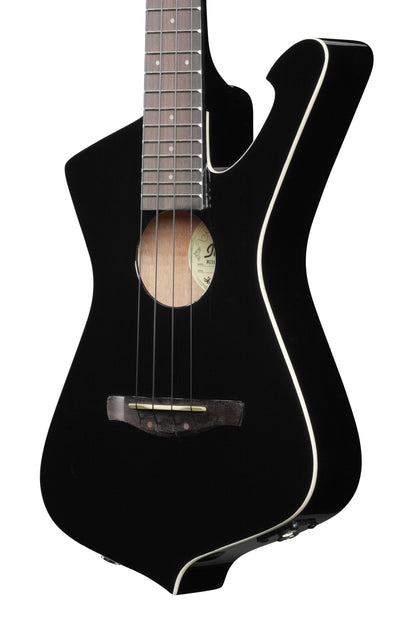 IBANEZ Iceman Tenor Ukulele 4-String - Black High Gloss + Gigbag