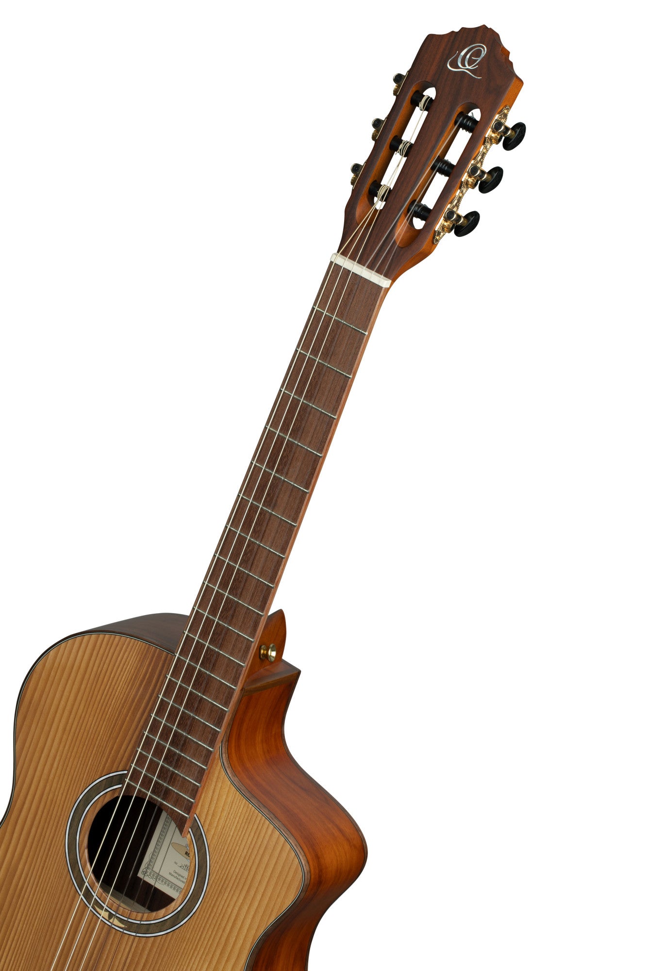 ORTEGA Thermo Series 4/4 Konzertgitarre 6-String - Dunkelbraun matt + Gigbag