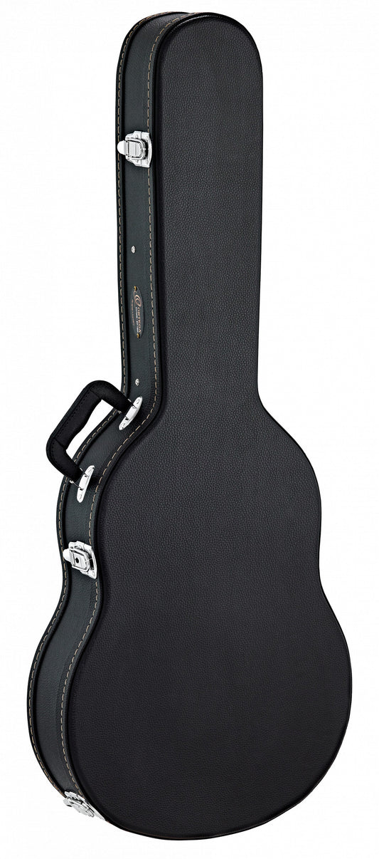 ORTEGA Economy Classical-Guitar-Thinline-Hardcase - Black