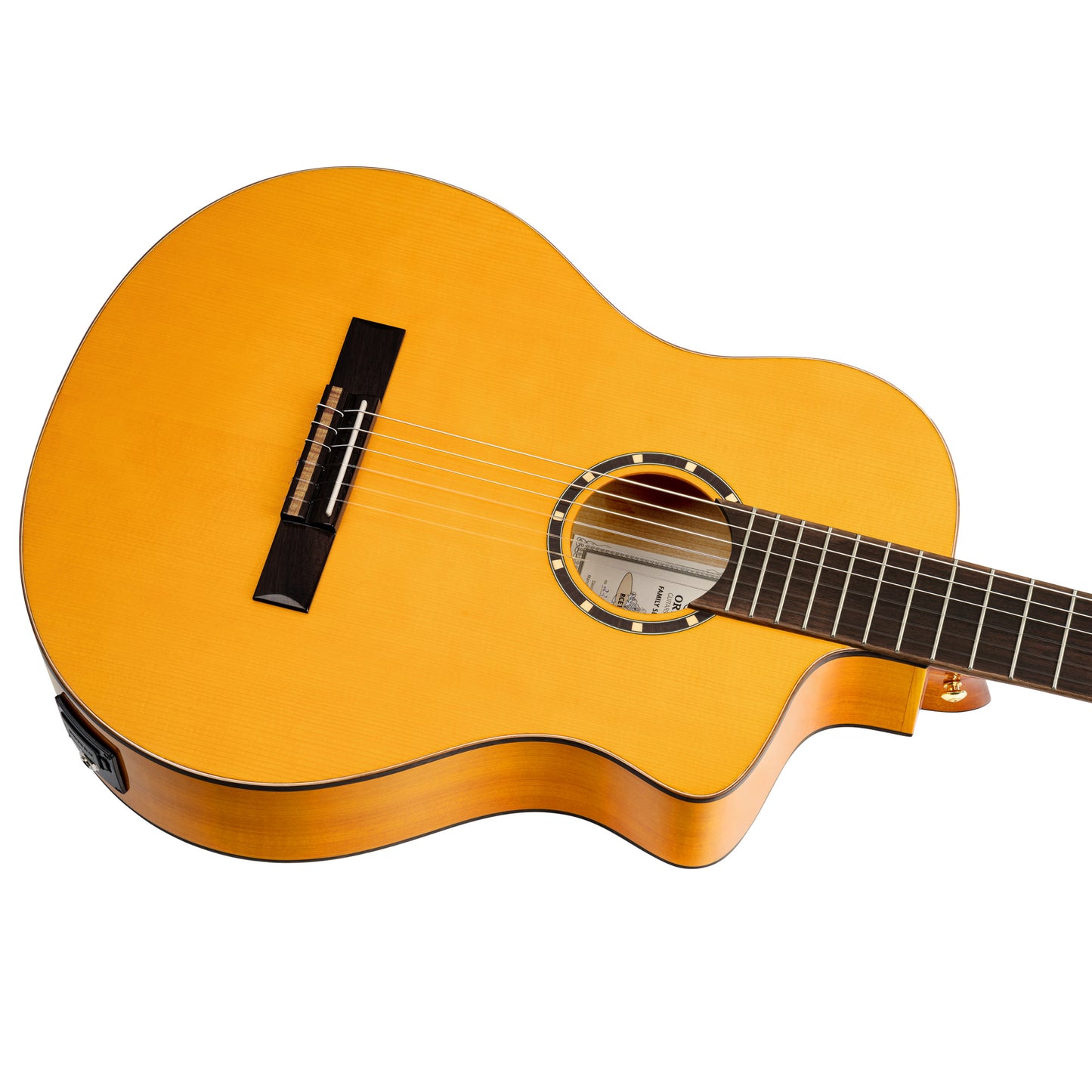ORTEGA Family Series Pro Akustikgitarre 6 String - Massive Nordamerikanische Fichte + Bag