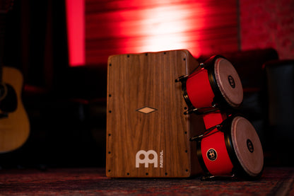 MEINL Percussion Journey Series Bongo 6 1/2" Macho & 7 1/2" Hembra - Red