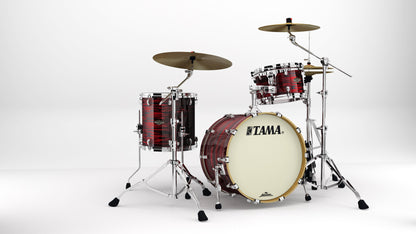 TAMA Starclassic Walnut/Birch Duracover Wrap Shell Kit 3 pcs - Red Oyster/Chrome HW