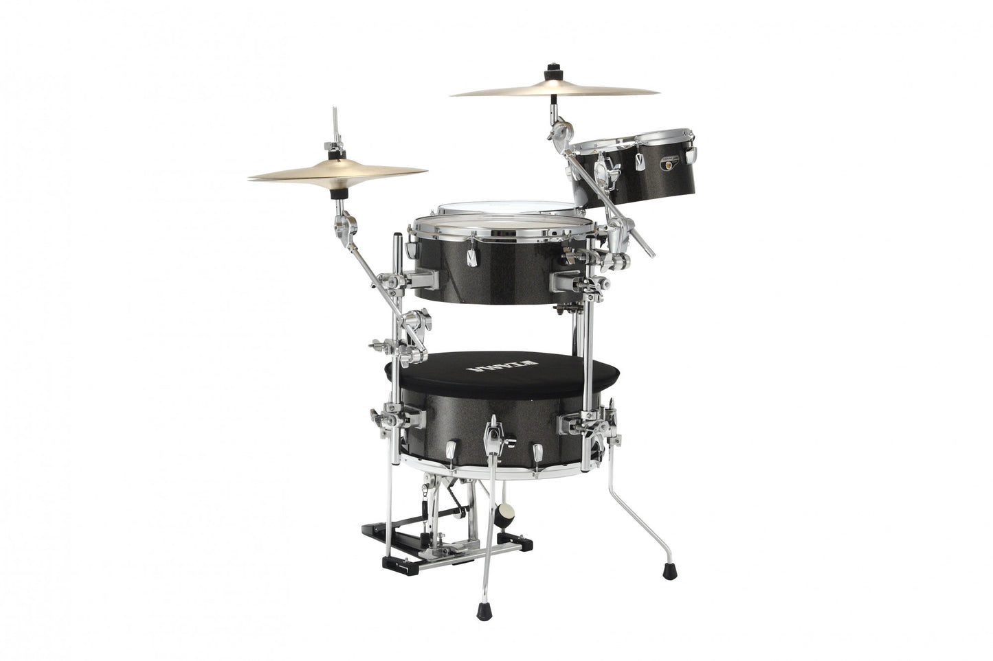 TAMA Cocktail-Jam Drum Set 4 teilig - Midnight Gold Sparkle/Chrome HW + Bag