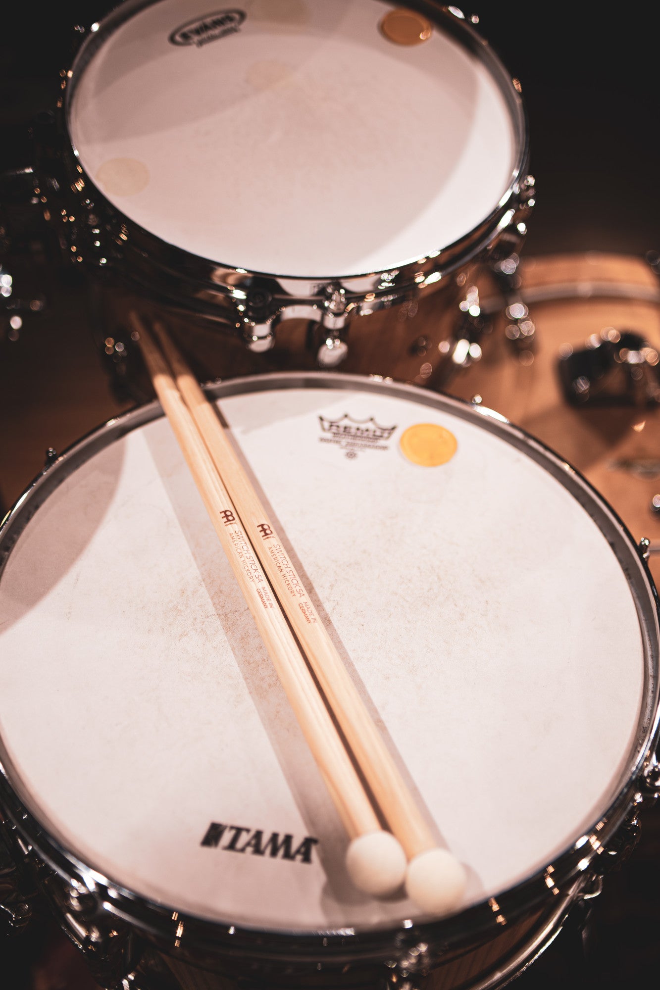 MEINL Stick & Brush Switch Stick 5A Hybrid Wood Tip Drumstick - Mallet Combo