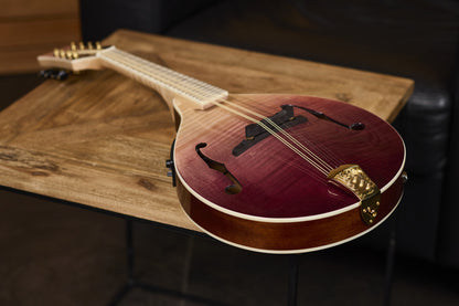 ORTEGA Americana Series A-Style Mandoline + Croco Leder Koffer