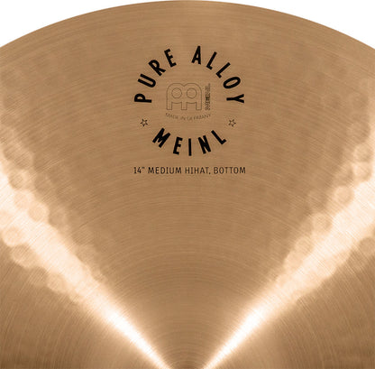 MEINL Cymbals Pure Alloy Medium Hihat - 14"