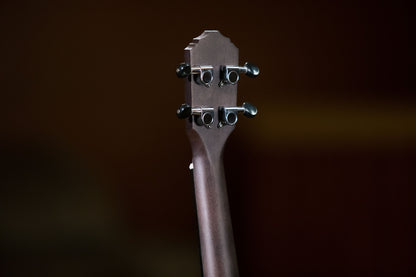 ORTEGA Earth Series Concert Preamp Ukulele 4 String - Okoume Coal Black