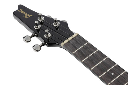 IBANEZ Iceman Tenor Ukulele 4-String - Metallic Gray Sunburst + Gig Bag