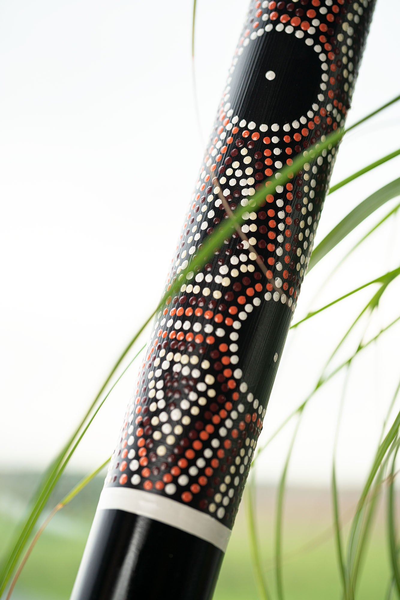 Meinl Sonic Energy Bamboo Rainstick Medium - Gepunktet/Schwarz