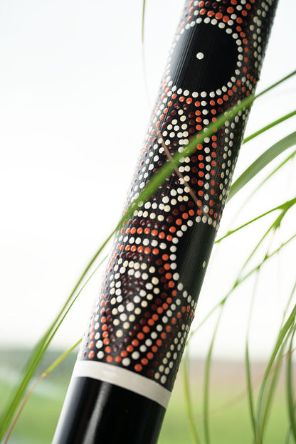 Meinl Sonic Energy Bamboo Rainstick Medium - Gepunktet/Schwarz