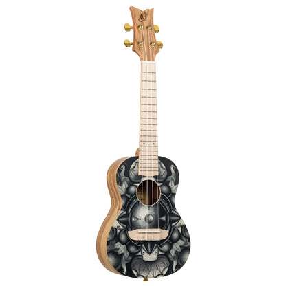 ORTEGA Art Serie Konzert Ukulele 4 String - Spruce / Catalpa Birds
