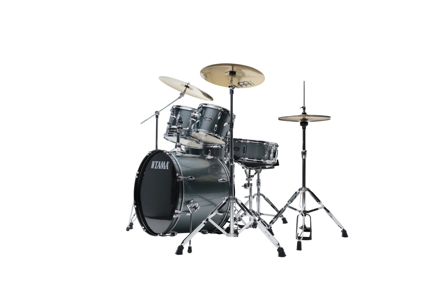 TAMA Stagestar Drum Set 5 teilig (22" BD) - Sea Blue Mist/Chrom HW + MEINL Cymbals BCS Cymbal Set
