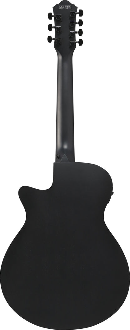 IBANEZ AEG Acoustic Guitar 7-String - Black Out