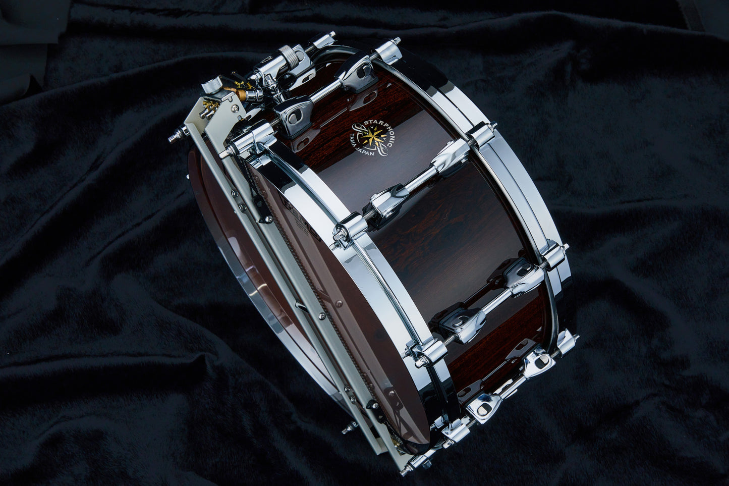 TAMA STARPHONIC Bubinga Bravura Concert Snaredrum 14" x 6" - Gloss Natural Cordia