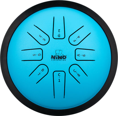 NINO Percussion Steel Tongue Drum - Blue