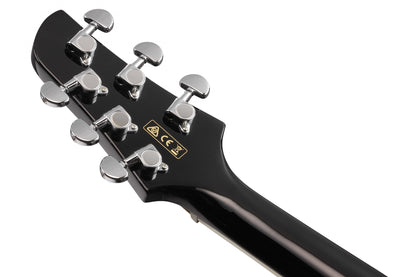 IBANEZ Talman Akustikgitarre Doppel Cutaway Preamp 6 String Lefty - black