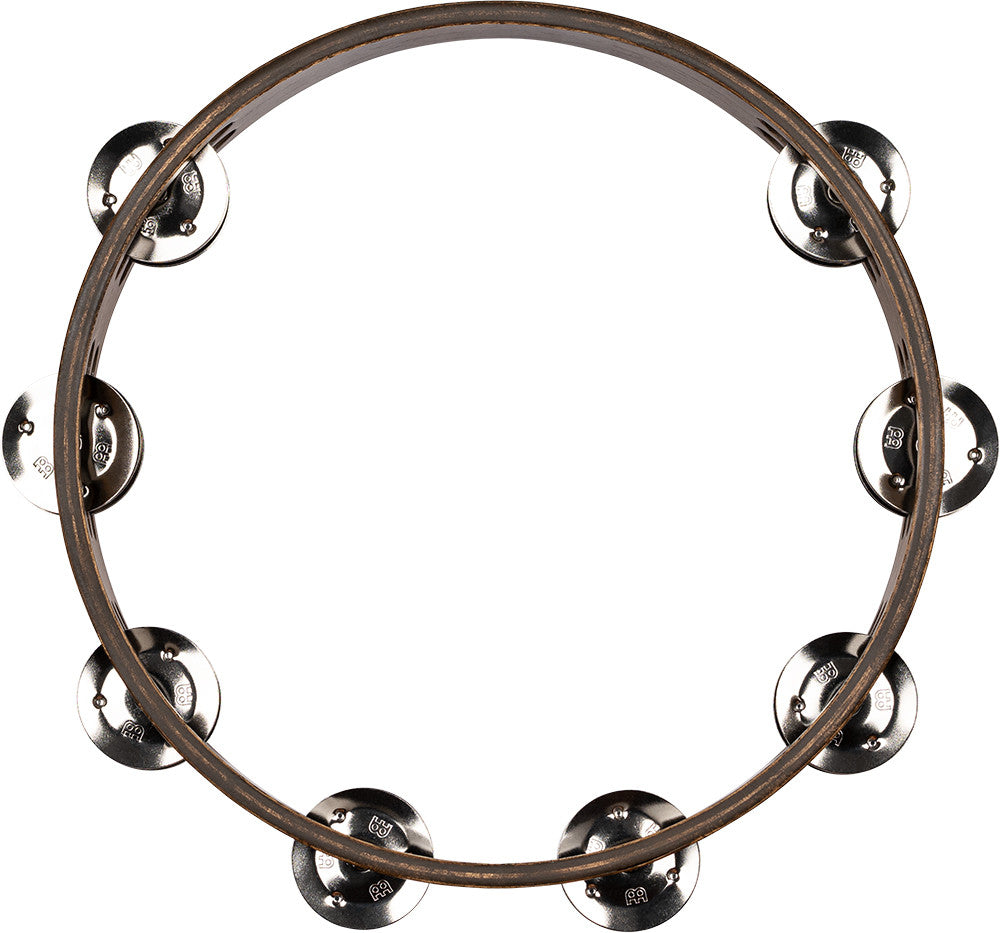 MEINL Percussion Traditional Wood Series Tambourine - 10"