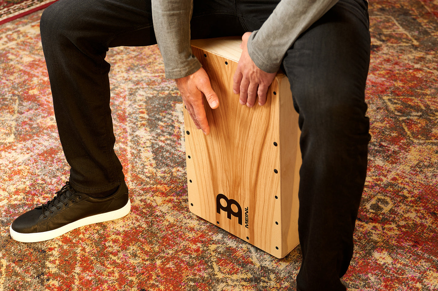 MEINL Percussion Snarecraft Series Snare Cajon 100 - Heart Ash
