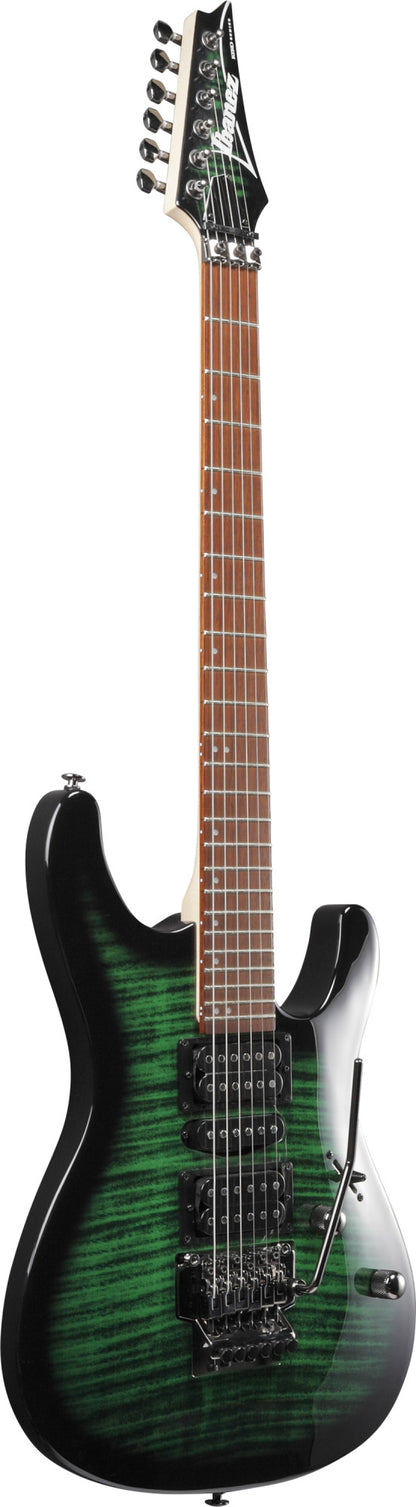 IBANEZ Kiko Loureiro Signature Electric Guitar 6-String - Transparent Emerald Burst