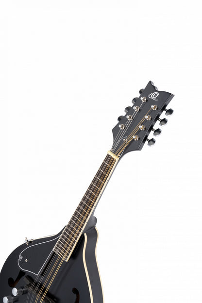 ORTEGA A-Style Series Mandoline 8 String Lefty - Spruce / Maple Black + Bag