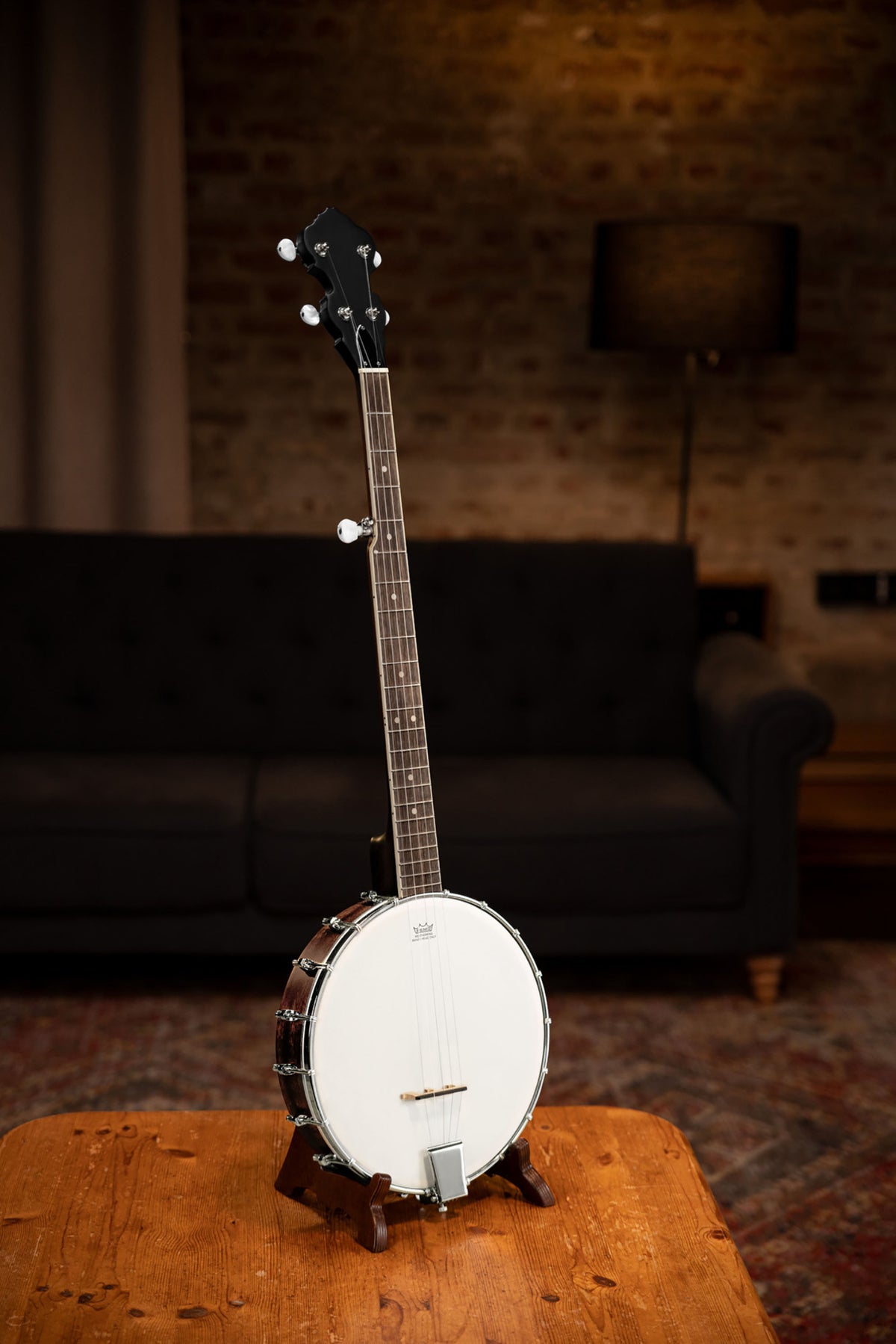 ORTEGA Americana Series Banjo 5 String - Open Back / Mahogany Satin Whiskey Burst