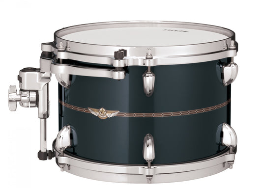 TAMA STAR Maple Rack Tom 12"x 9" - Smoky Black/Chrom HW/mit Inlay (outside)