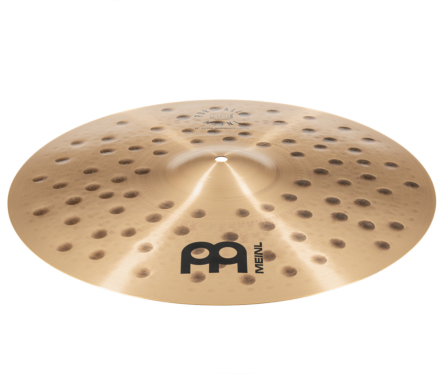 MEINL Cymbals Pure Alloy Extra Hammered Crash - 18"