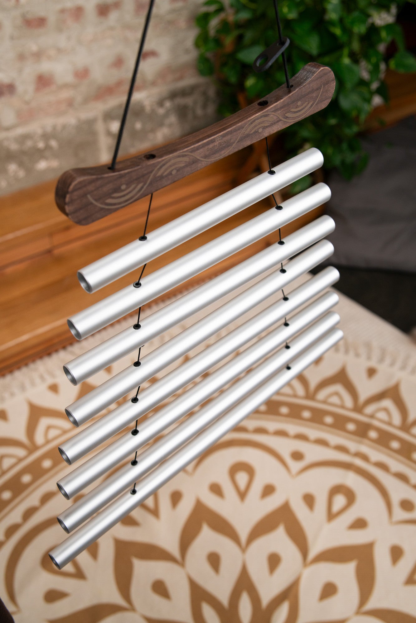 Meinl Sonic Energy Meditation Flow Chime 24"/60 cm - 432 Hz/8 Töne/C# Moll - Silber