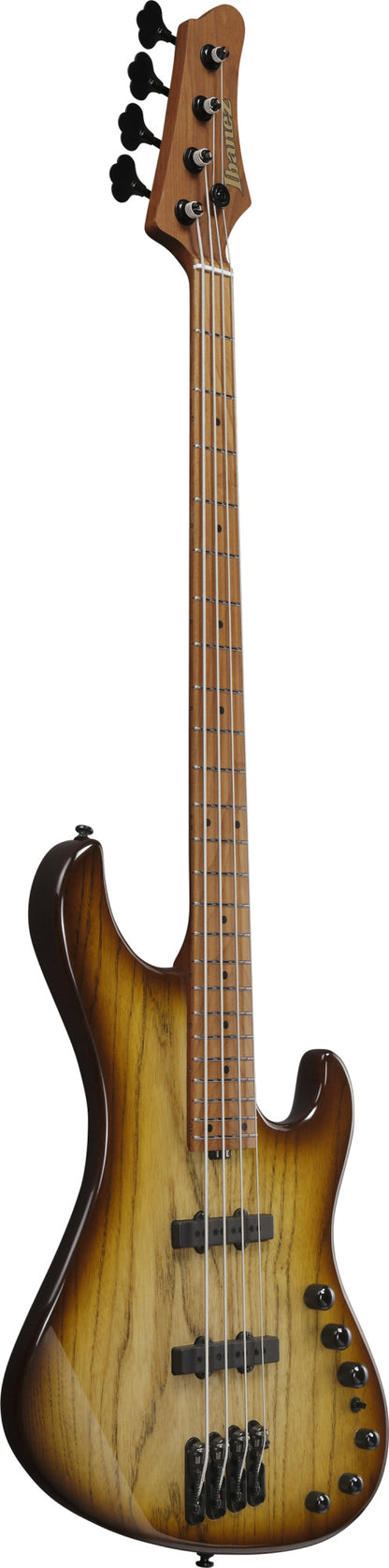 IBANEZ MODE Electric Bass 4-String - Natural Stained Amber Burst + Gig Bag
