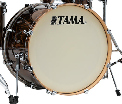 TAMA Superstar Classic Bass Drum 24" x 16" - Gloss Java Lacebark Pine/Chrome HW