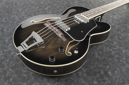IBANEZ Artcore Hollow Body Bass 4-String - Transparent Black Sunburst