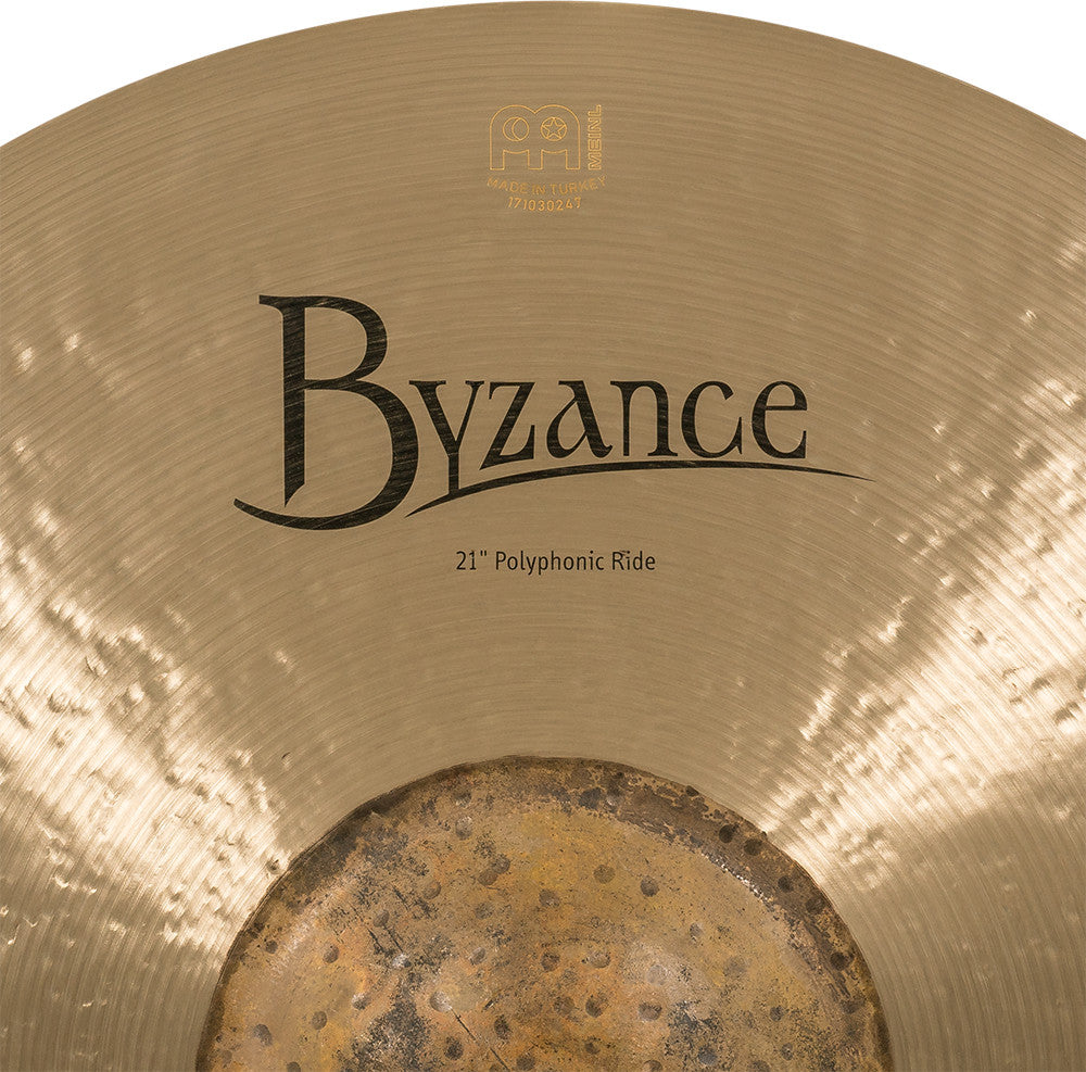 MEINL Cymbals Byzance Traditional Polyphonic Ride - 21"