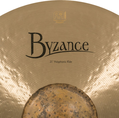 MEINL Cymbals Byzance Traditional Polyphonic Ride - 21"
