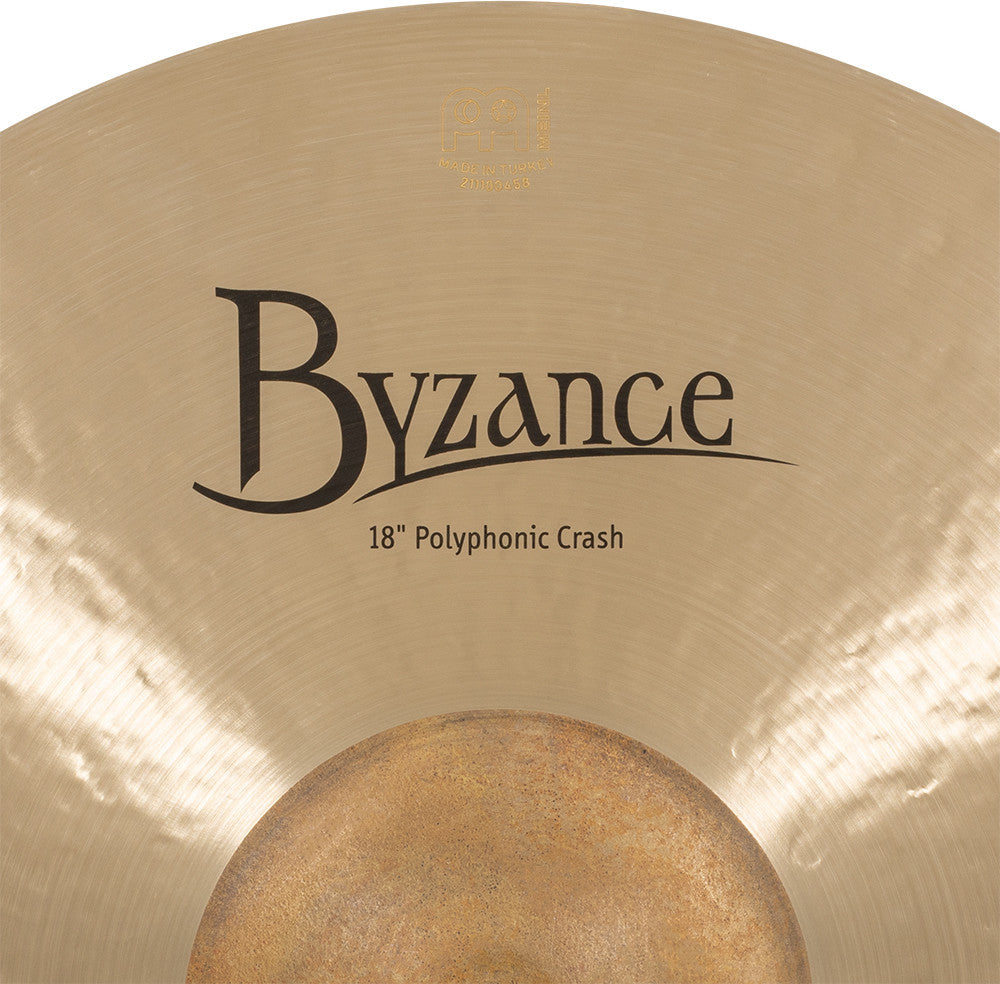 MEINL Cymbals Byzance Traditional Polyphonic Crash - 18"