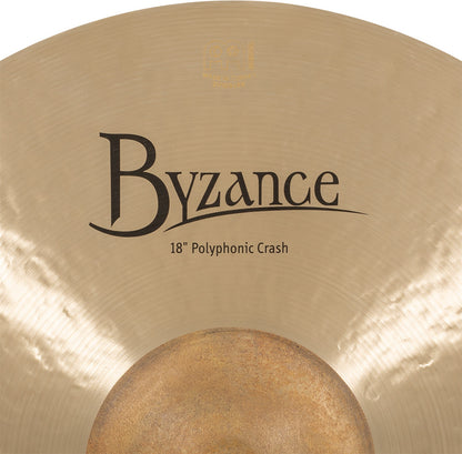 MEINL Cymbals Byzance Traditional Polyphonic Crash - 18"