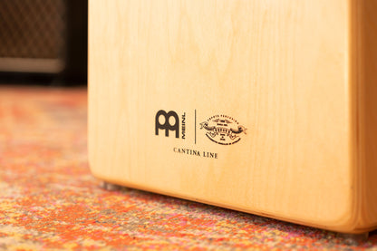 MEINL Percussion Artisan Edition Series String Cajon Cantina Line - Brown Eucalyptus