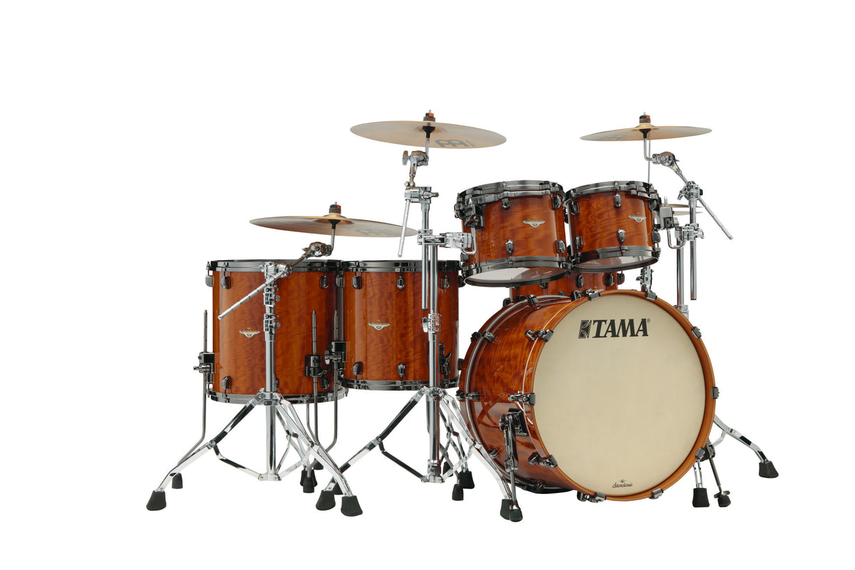 TAMA Starclassic Bubinga Shell Kit 5 pcs - Gloss African Cherry/Black Nickel HW
