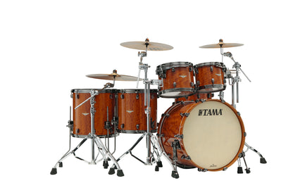 TAMA Starclassic Bubinga Shell Kit 5 pcs - Gloss African Cherry/Black Nickel HW