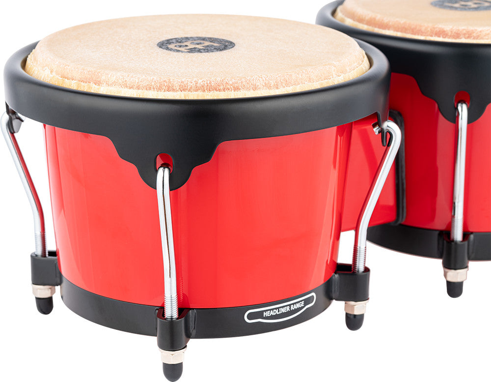 MEINL Percussion Journey Series Bongo 6 1/2" Macho & 7 1/2" Hembra - Red