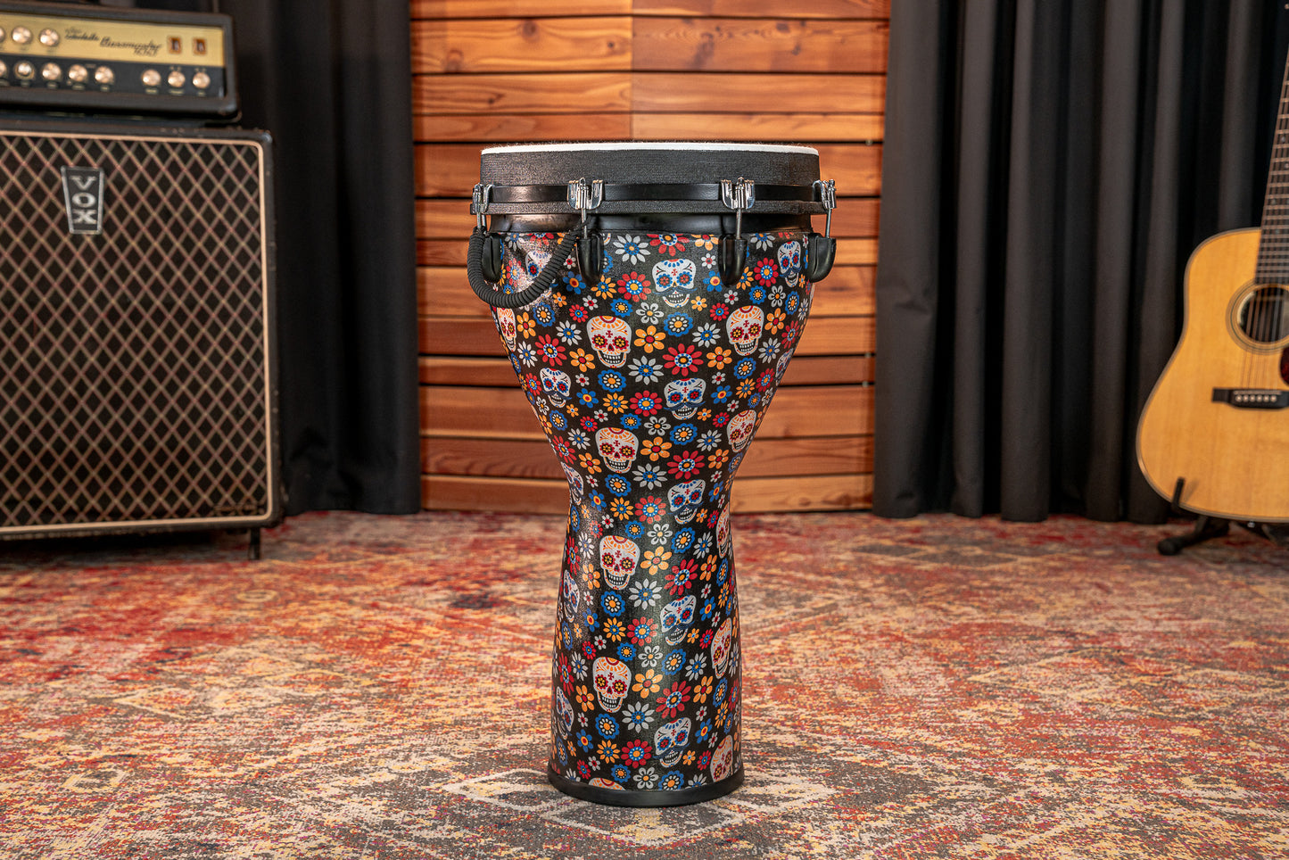 MEINL Percussion Jumbo Djembe 14" - Day Of The Dead