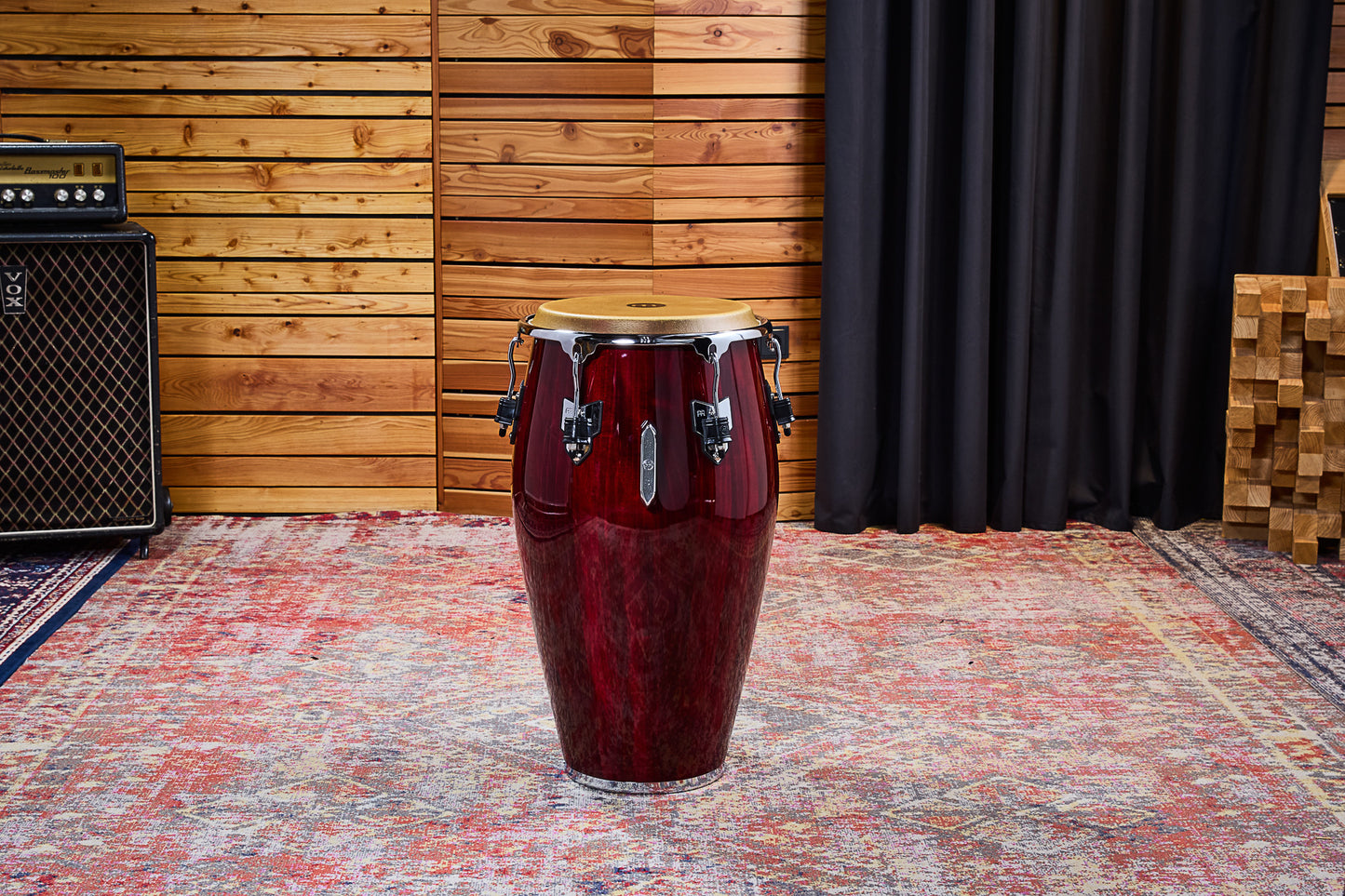MEINL Percussion Marathon Exclusive Series Tumba 12 1/2" - Wine Red/Chrome HW