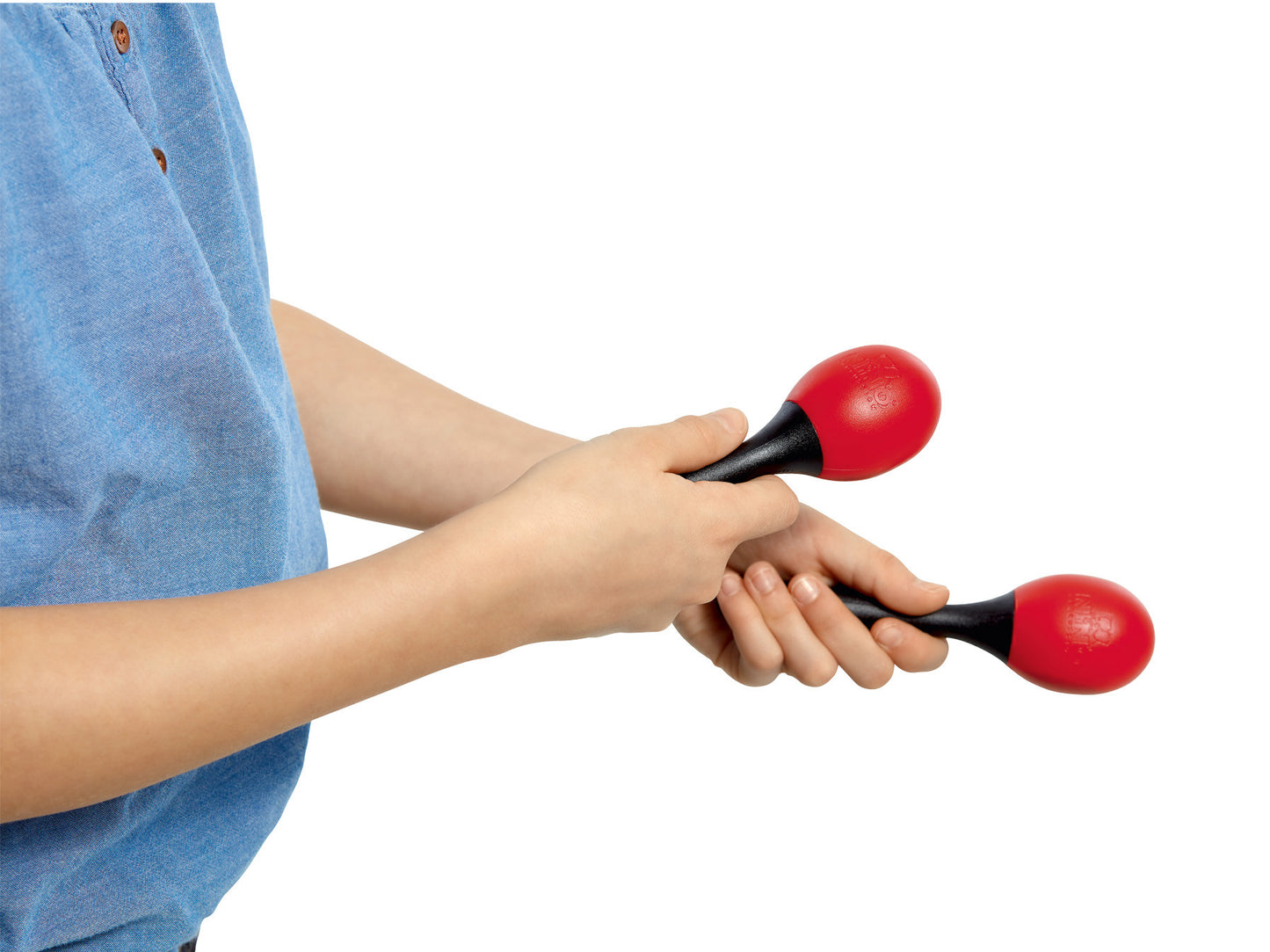 NINO Percussion Molded ABS Egg Maracas - 6"