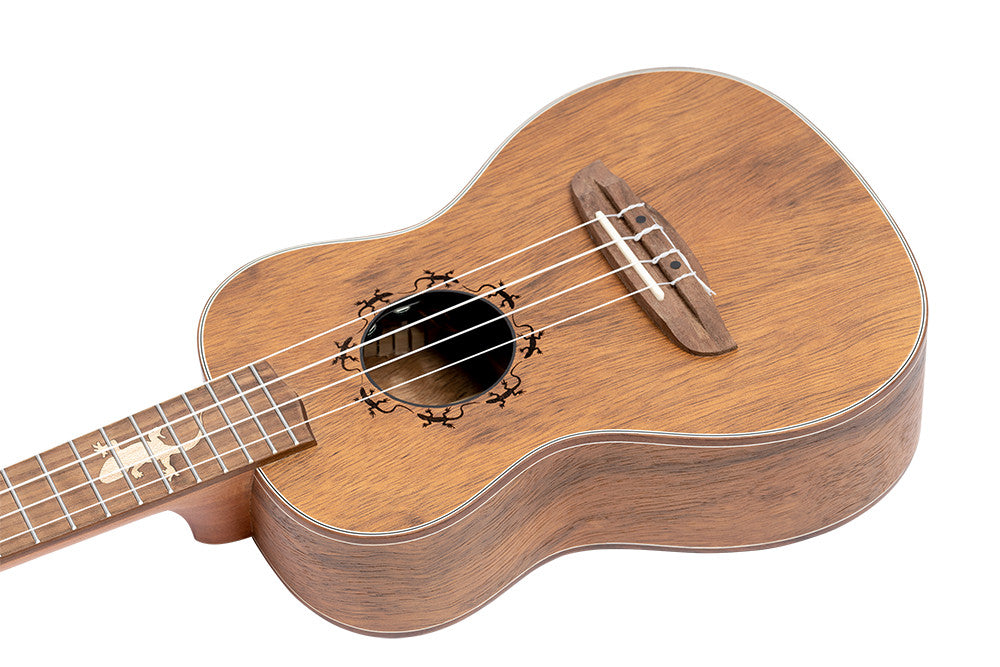 ORTEGA Lizard Serie Konzert Ukulele 4 String Lefty - Paldao Natural + Bag