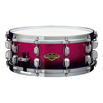 TAMA Starclassic Walnut/Birch Snaredrum 14" x 5,5" - Molten Dark Raspberry Fade/Chrom HW