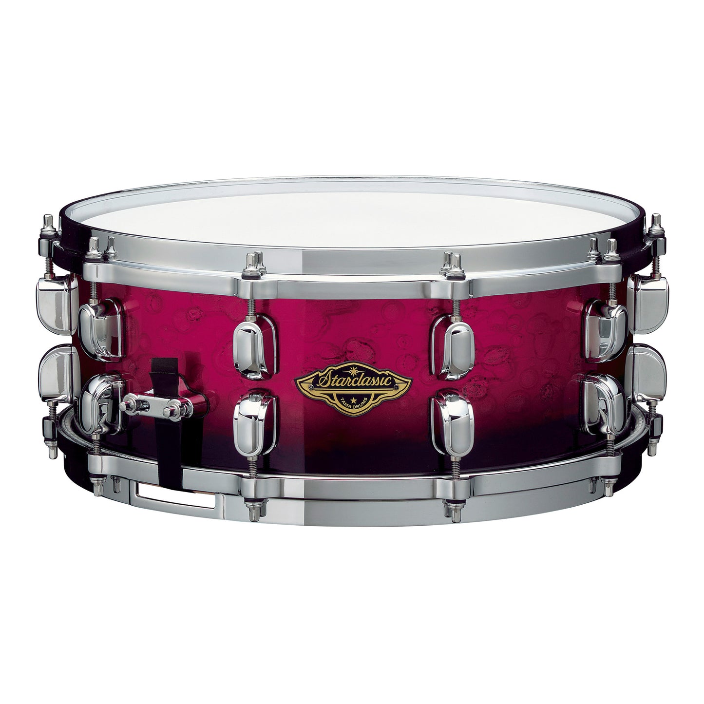 TAMA Starclassic Walnut/Birch Snaredrum 14" x 5,5" - Molten Dark Raspberry Fade/Chrom HW