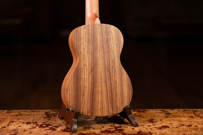 ORTEGA Timber Series Concert Preamp Ukulele 4 String - Zebrawood Natural + Bag