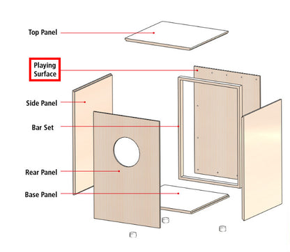 MEINL Percussion - Frontplatte My own cajon